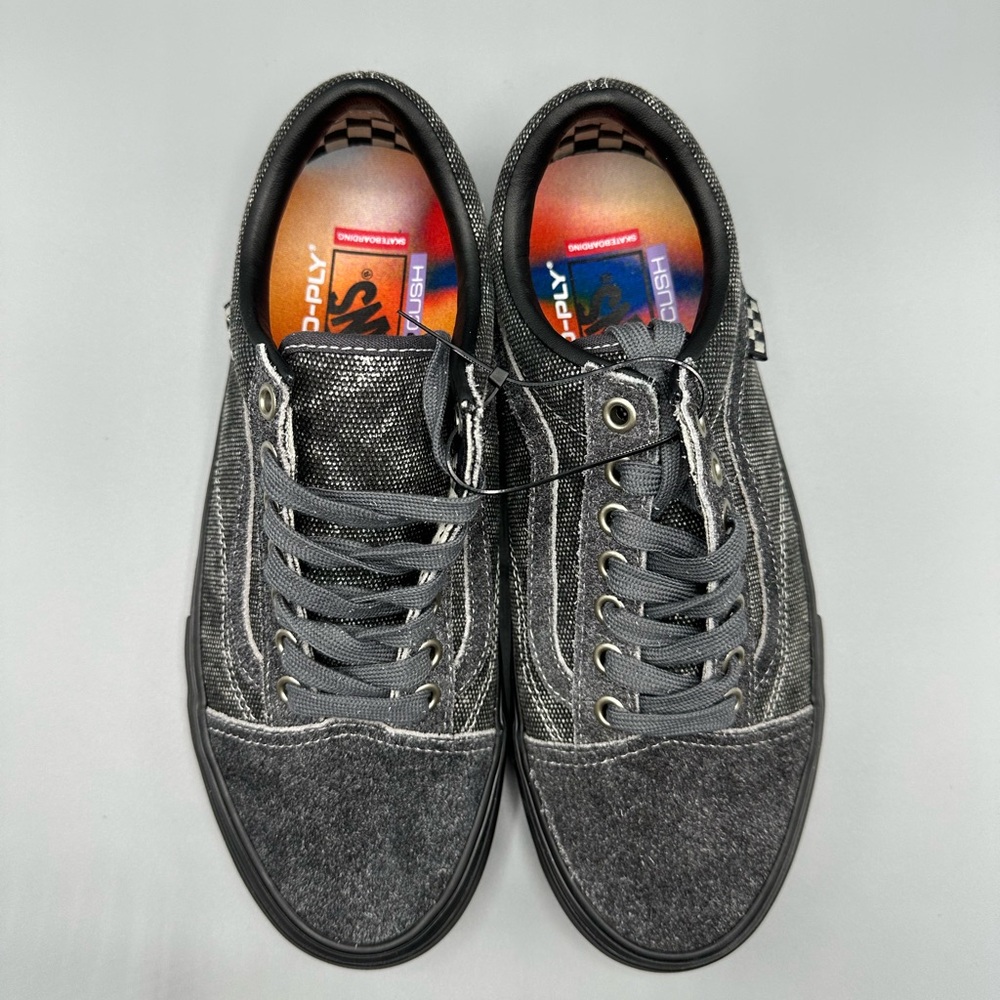 VANS X QUASI Skate Old Skool black denim style Men’s Sneakers. size 7 - Picture 3 of 10